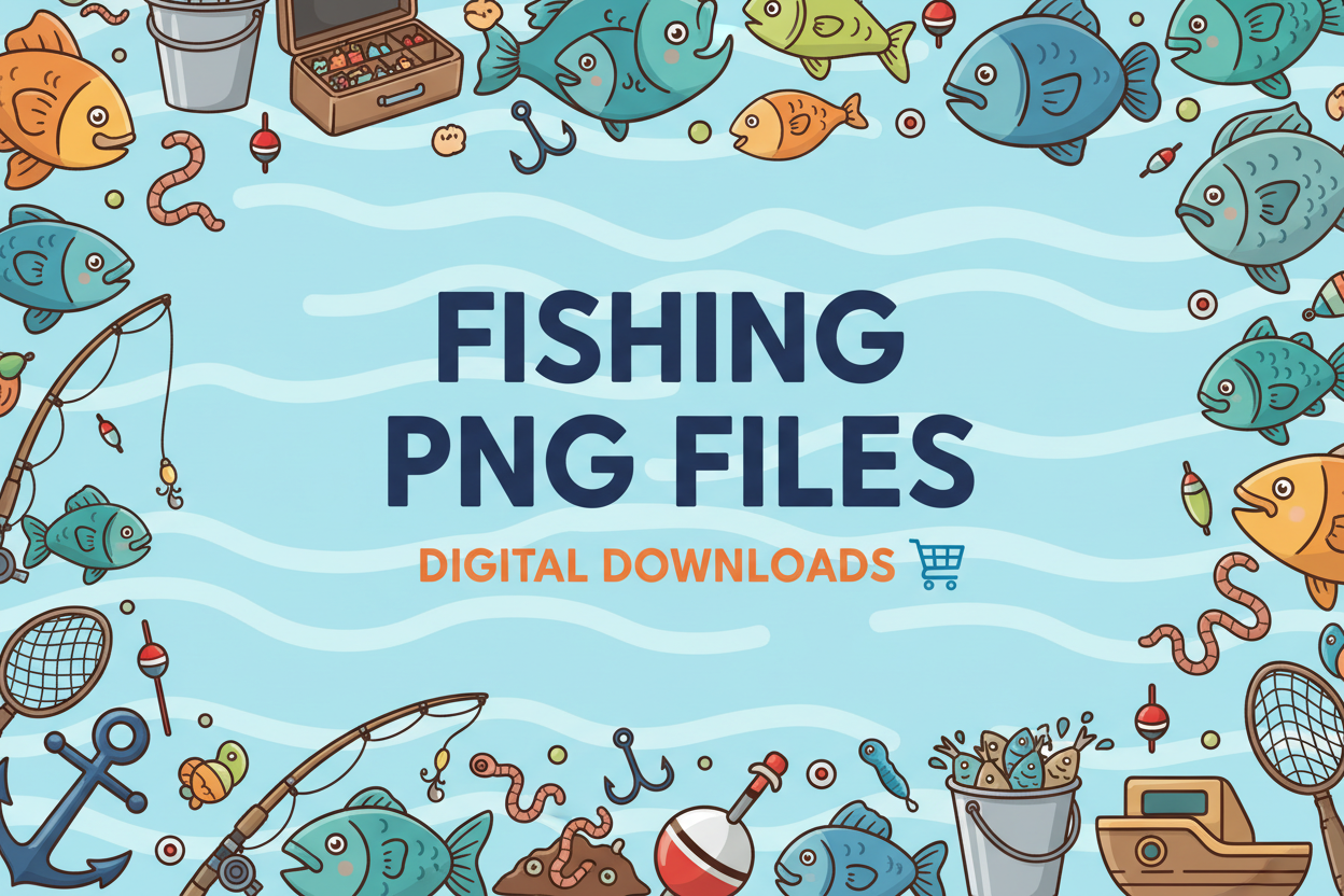 Trending Fishing PNG Files - Angler & Outdoor Designs - bunnyfy