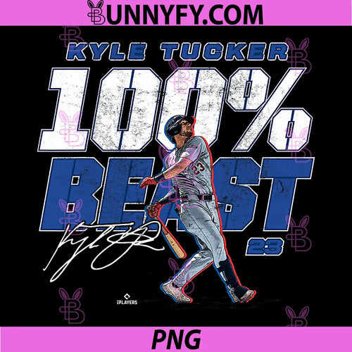 100 Beast Kyle Tucker PNG, Los Angeles Baseball MLBPA PNG