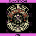 100 Bugs in The Code Take One Down PNG, Vintage Badge PNG
