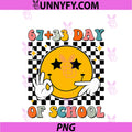 100 Day Of School 67 33 Of School PNG, Day Vibes Cute Smile Face PNG