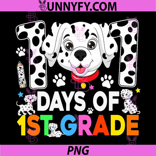 100 Days Of School PNG, Dalmatian Dog 3rd Grade PNG