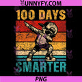 100 Days Smarter PNG, Dabbing Boy Student 100th Day of School PNG