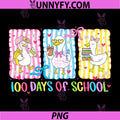 100 Days of School Goose PNG, Coquette Bow 100th Day Teacher PNG