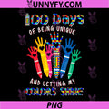 100 Unique Days Of School PNG, My Colors Shining Autism Awareness PNG
