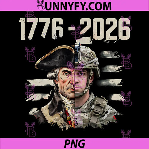 1776-2026 American PNG, Patriot Military Legacy PNG