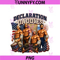 1776 America Declaration Daddies PNG, Funny Founding Fathers PNG
