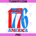 1776 Retro America PNG, 4th Of July 250th Anniversary PNG