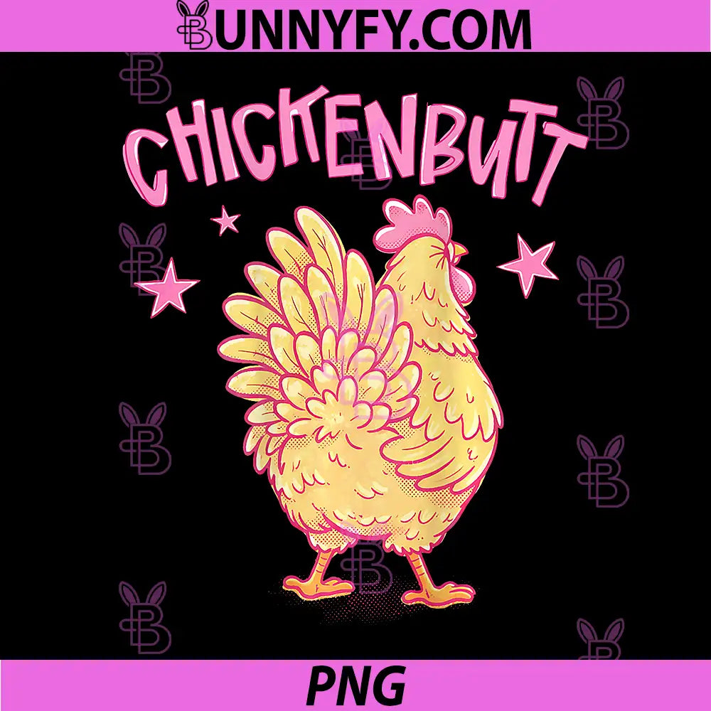Guess What Chicken Butt PNG, Funny Chicken Meme Humor PNG 