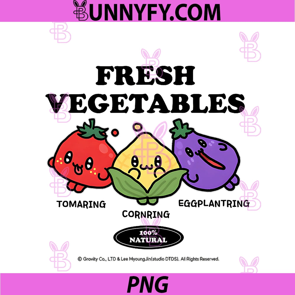 [2026 FW] Fresh Vegetable PNG, Poring Graphic PNG