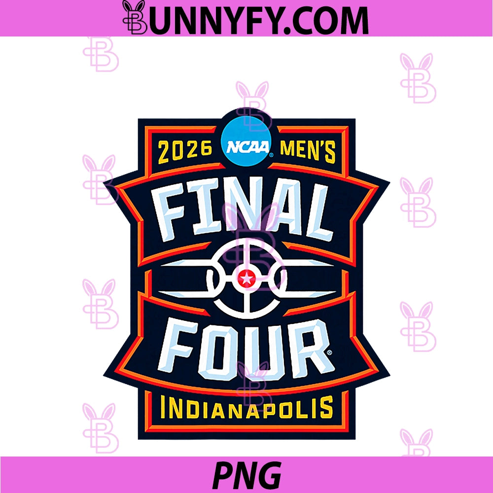 2026 NCAA Men's Final Four Logo PNG, NCAA Men's Basketball PNG