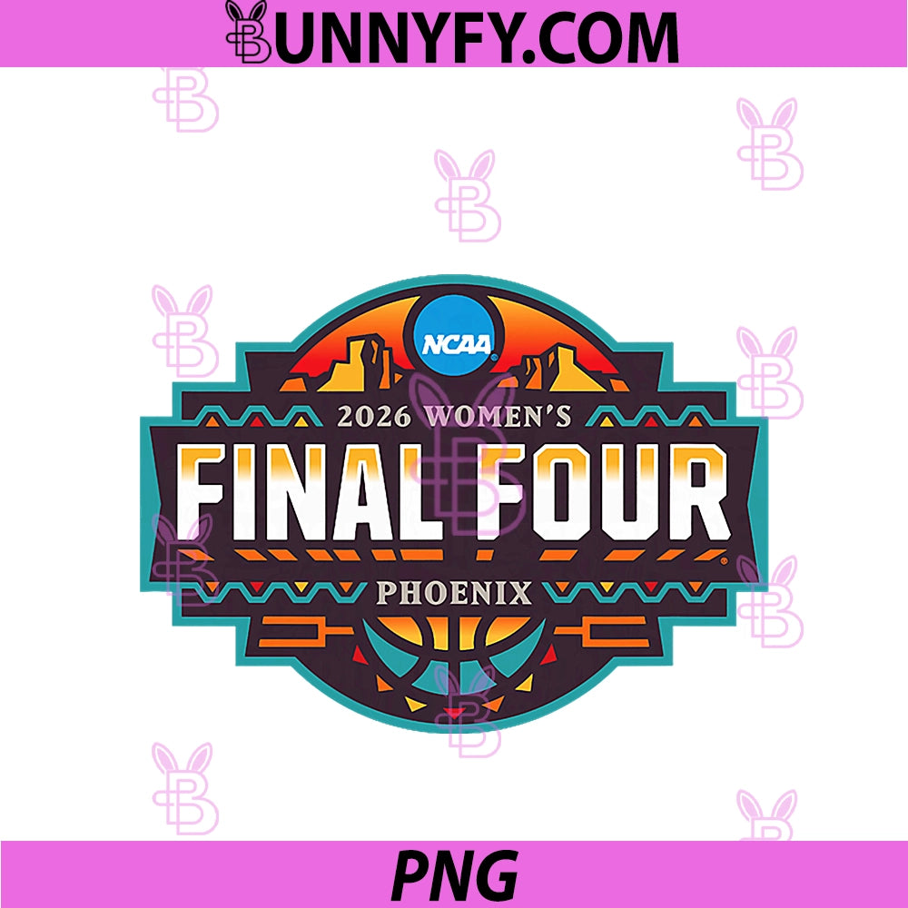 2026 NCAA Women's Final Four Logo PNG, NCAA Women's Basketball PNG