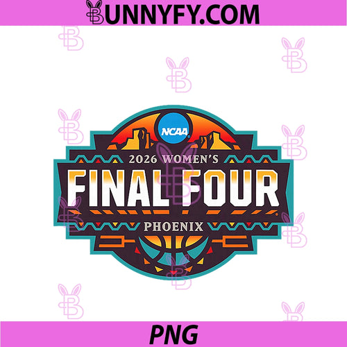 2026 NCAA Women's Final Four Logo PNG, NCAA Women's Basketball PNG