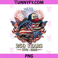 250 America 1776 2026 Bass Fishing PNG, USA Flag 250th Birthday PNG