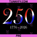 250 America PNG, Anniversary Birthday PNG