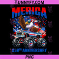 250 America Years PNG, 1776 2026 Eagle Monster Truck PNG