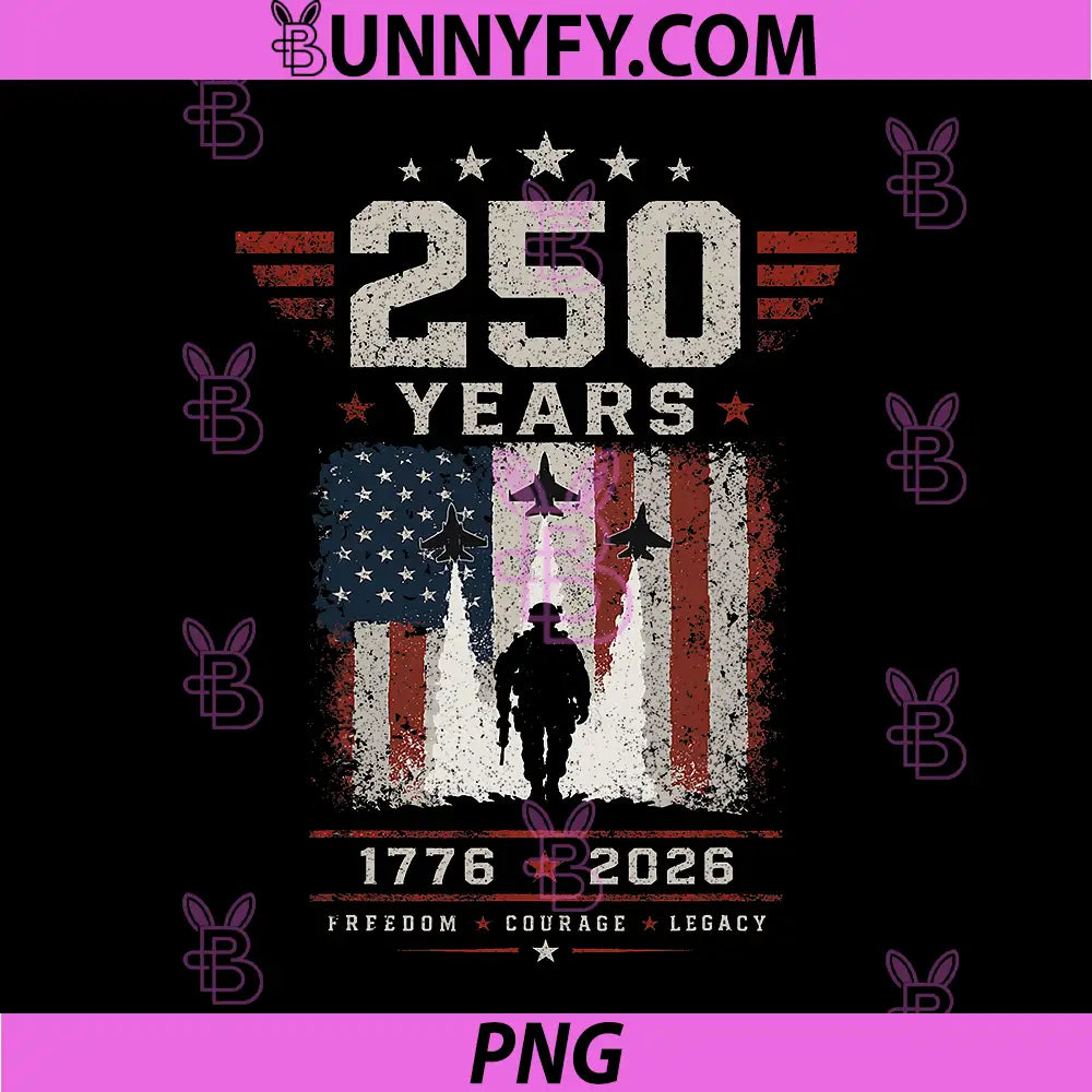 250 Anniversary USA 250th PNG, American 250 Years 4th July 2026 PNG