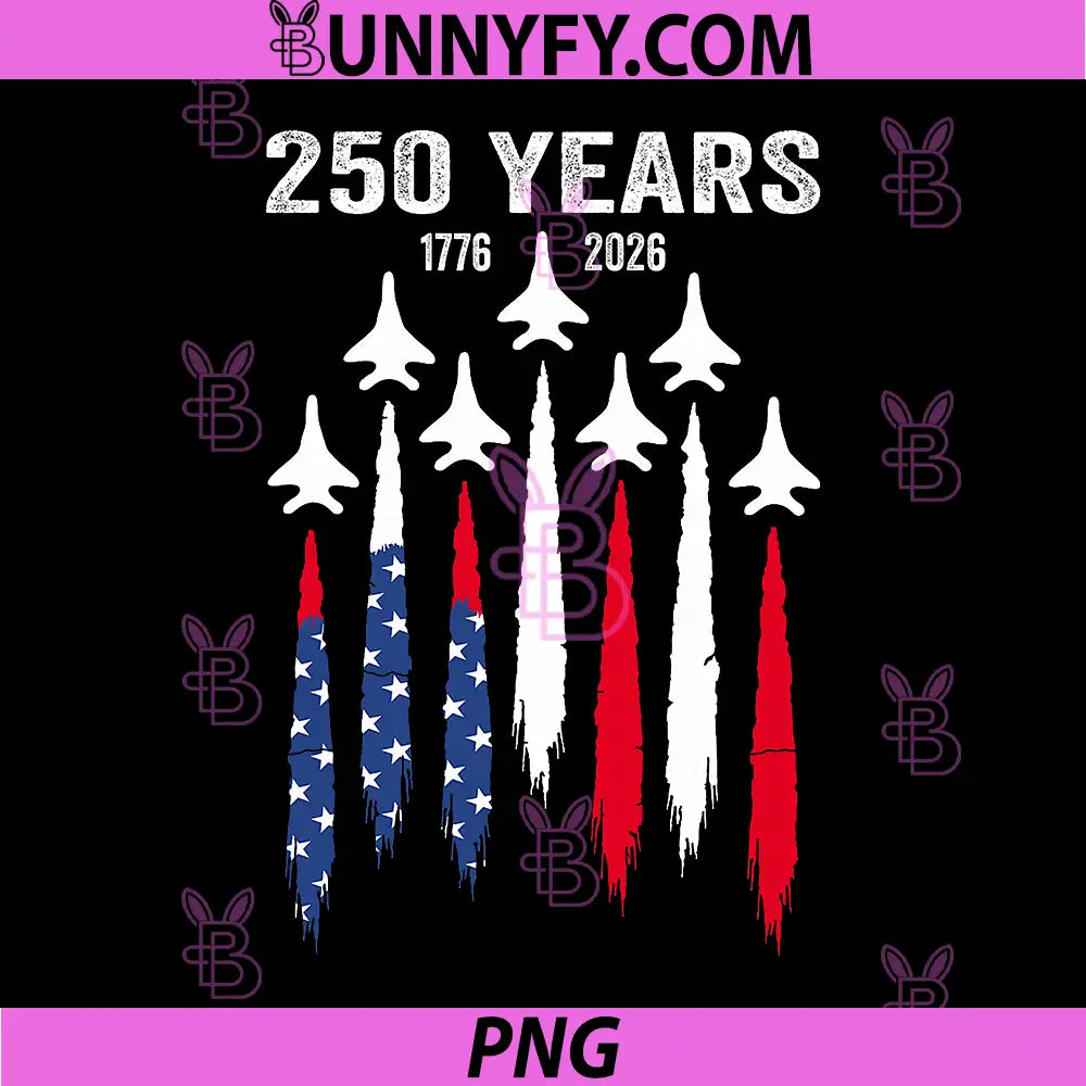 250 Anniversary USA 250th PNG, American 250 Years 4th July 2026 PNG