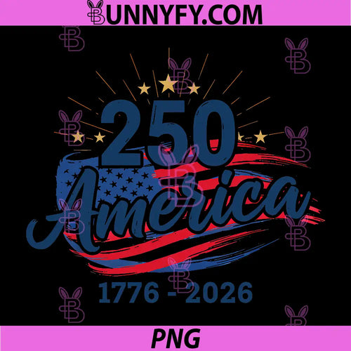 250 Anniversary USA 250th PNG, American Flag Patriotic 250 Years PNG