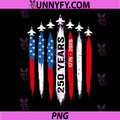 250 Anniversary USA 4th of July PNG, Patriotic 250 Years American PNG