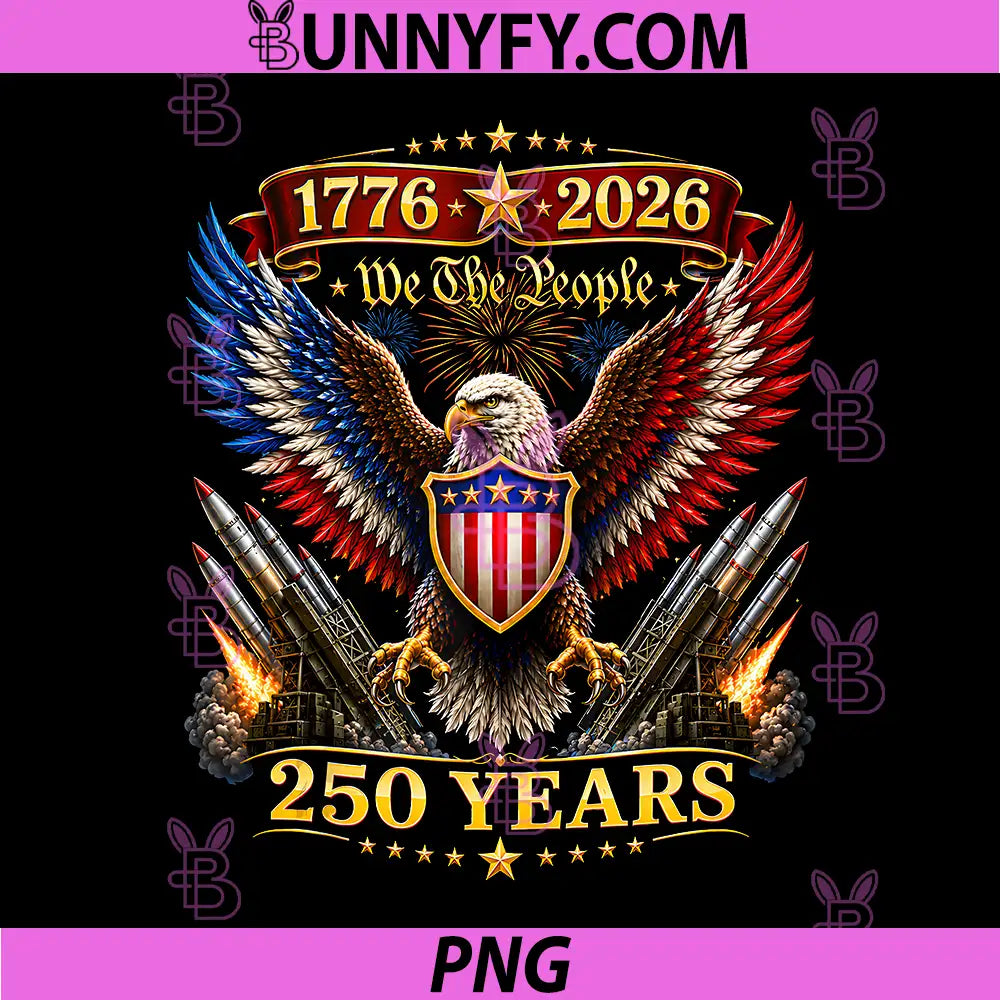 250 Anniversary USA 4th of July PNG, Patriotic 250 Years American PNG