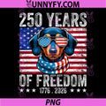 250 Anniversary USA Dog PNG, Dachshund 4th of July PNG