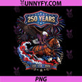 250 Anniversary USA Flag PNG, Horse & Eagle 250th 4th of July PNG