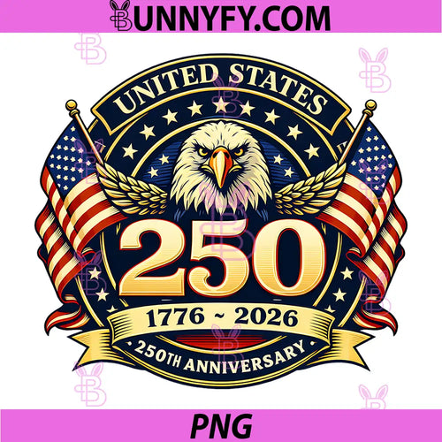 250 Anniversary USA PNG, 250 Years 250th Anniversary PNG