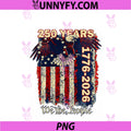 250 Anniversary USA PNG, Patriotic Men Women 1776 America 250th PNG