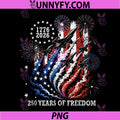 250 Years 250th Anniversary PNG, USA 4th of July 1776 2026 PNG