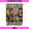 250 Years 250th PNG, Anniversary USA America PNG
