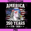 250 Years America 250th PNG, Anniversary USA Patriotic 4th July PNG