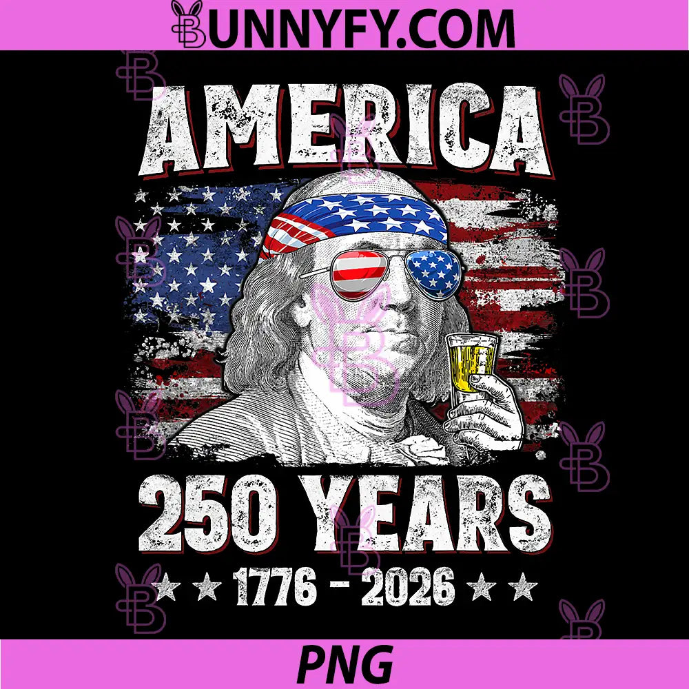 250 Years America 250th PNG, Anniversary USA Patriotic 4th July PNG