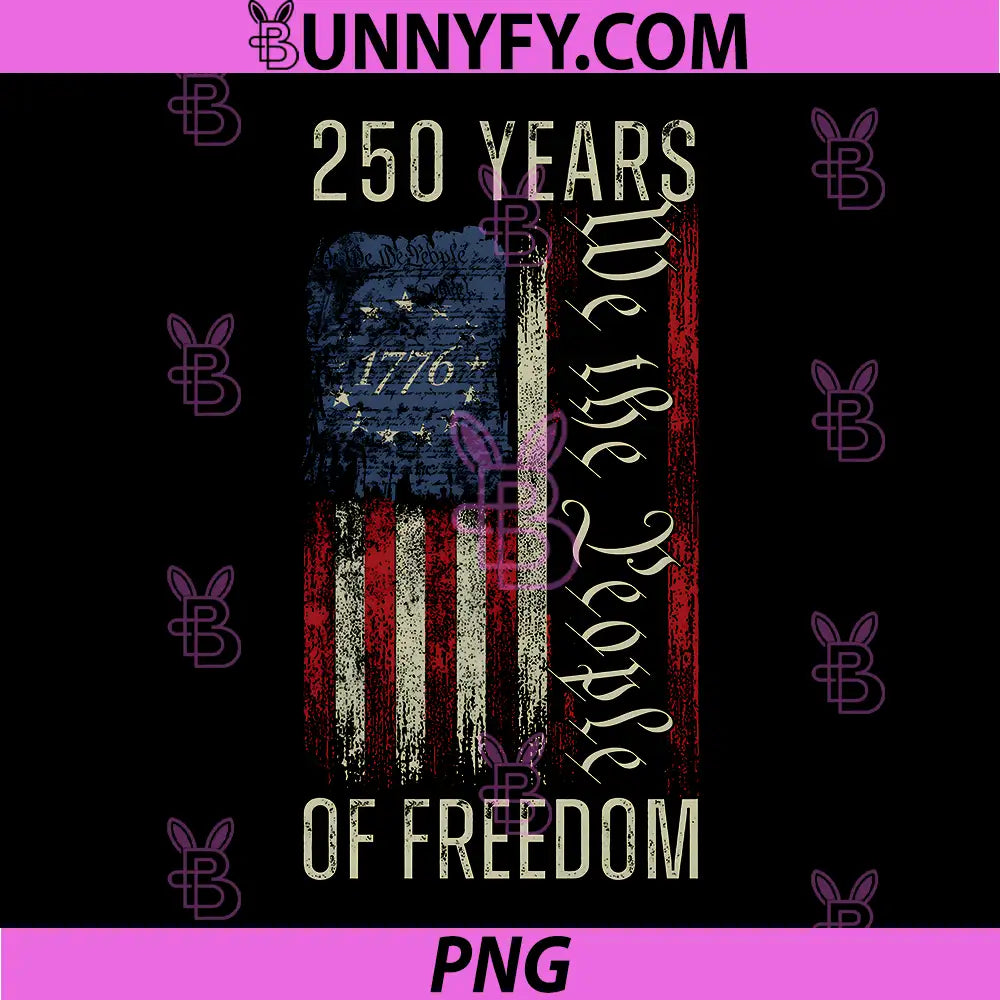 250 Years America Anniversary PNG, 250th Independence Day Freedom PNG