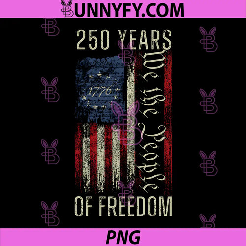 250 Years America Anniversary PNG, 250th Independence Day Freedom PNG