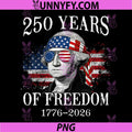 250 Years America Anniversary PNG, 250th Independence Day Freedom PNG