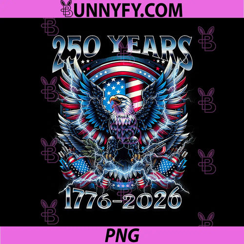 250 Years America PNG, Anniversary 250th Independence PNG
