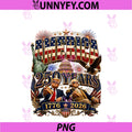 250 Years America Anniversary 250th PNG, Trump Washington Vintage PNG