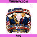 250 Years America Anniversary 250th Trump PNG, Washington Vintage PNG