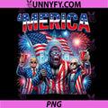 250 Years America Anniversary PNG, 250th Trump Washington Bigfoot PNG