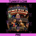 250 Years America Anniversary PNG, 250th Trump Washington Vintage PNG