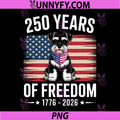 250 Years America PNG, Anniversary Miniature Schnauzer PNG