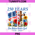 250 Years America Anniversary USA PNG, 250th Birthday Apparel PNG