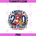 250 Years America PNG, German Shepherd Patriotic USA 4th Of July PNG