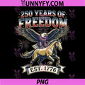 250 Years American 1776-2026 PNG, Birthday Patriotic Eagle Horse PNG