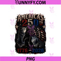 250 Years American 1776 2026 250th PNG, 4th July Bigfoot Gothic PNG