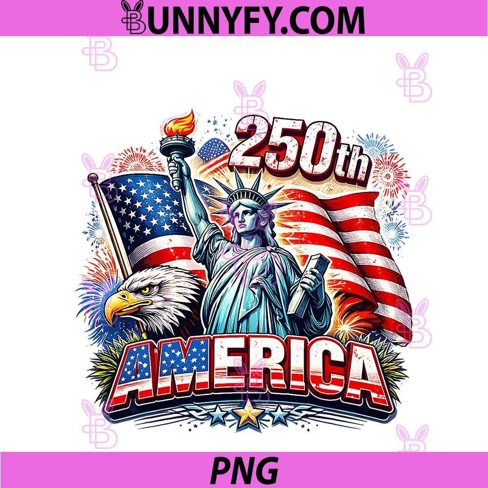250 Years American 1776 2026 250th PNG, 4th July Independence Day PNG