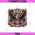 250 Years American 1776 2026 250th PNG, 4th July Patriotic Eagle PNG