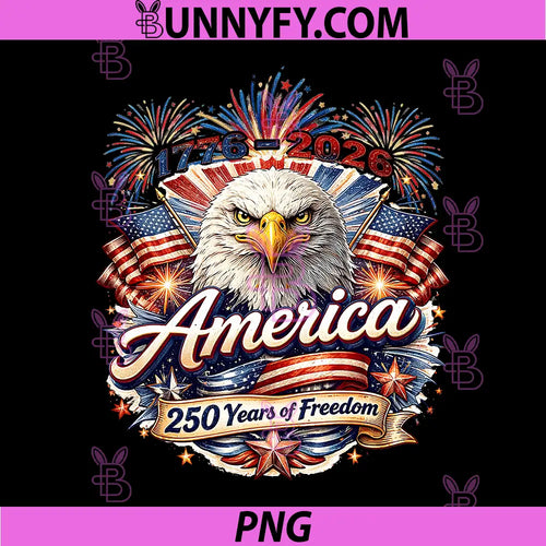 250 Years American 1776 2026 PNG, 250th USA 4th of July PNG