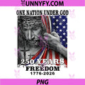 250 Years American 250th PNG, 4th of July Anniversary 1776-2026 PNG