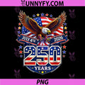 250 Years American PNG, 250th Anniversary 1776-2026 4th of July PNG